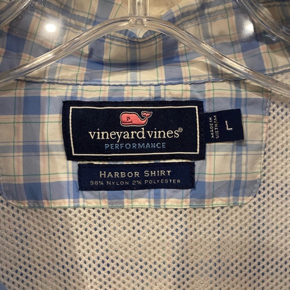 Vineyard Vines Performance Harbor Shirt Size Large EUC - Picture 3 of 5